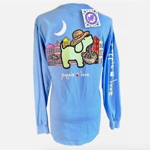NWT! NEW! PUPPIE LOVE RAINBOW ROW CHARLESTON SOUTH CAROLINA TEE T-SHIRT SMALL